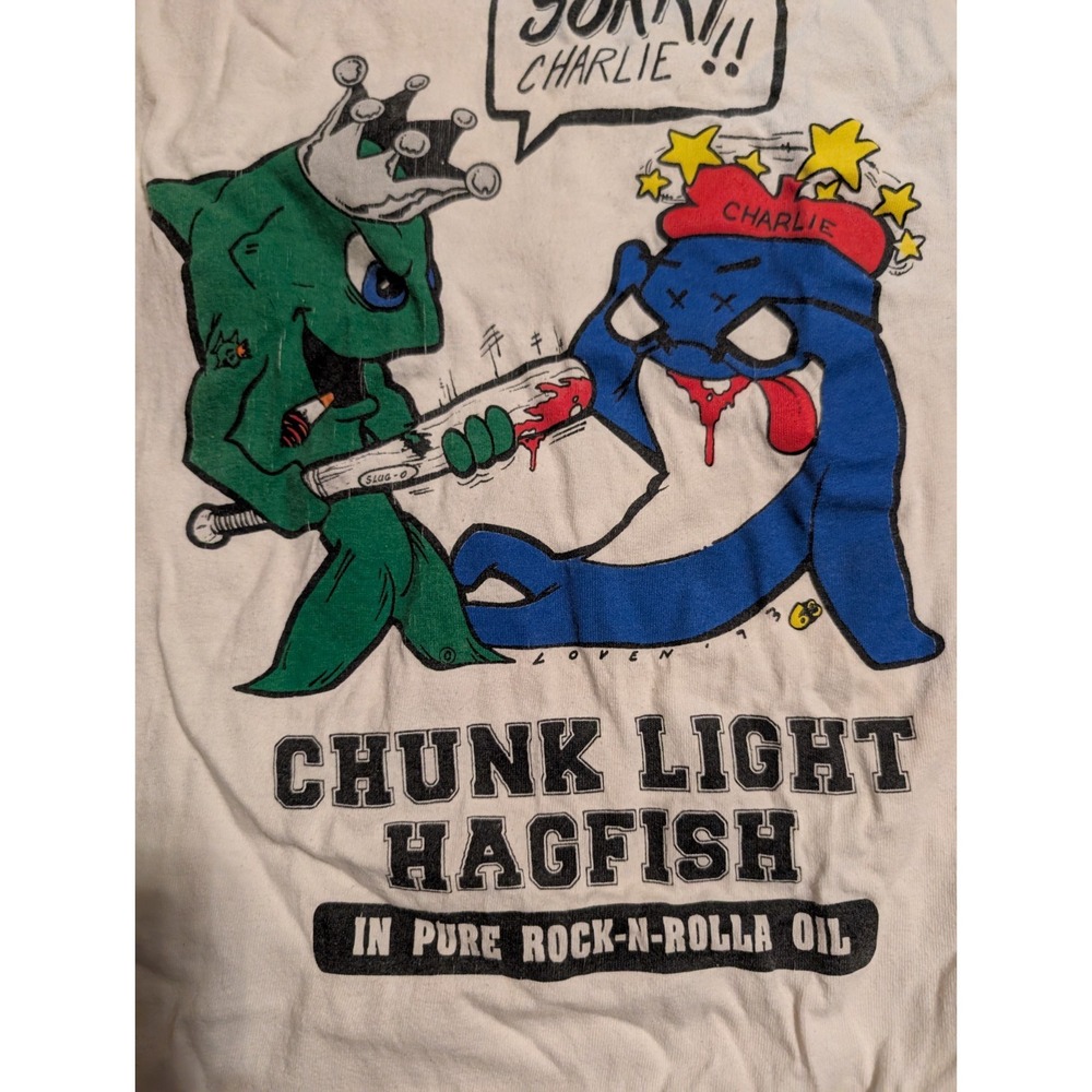 Vintage‎ Hagfish 1993 Chunk Light Hagfish Tour Shirt Original XL T Single Stitch - Picture 2 of 5